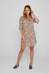 LAURENLY – Liberty Tunic 3/4 Sleeves Flared Cut – Women – Margaret Annie 037B